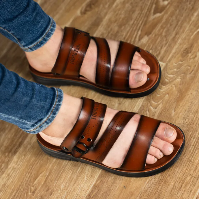 ⁦Sandal 3 bande 100% Orthopédique⁩ - الصورة ⁦4⁩